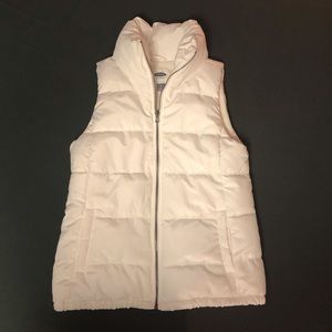 White Zip-Up Vest